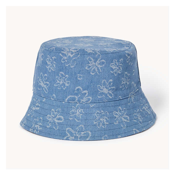 Toddler Girls' Denim Bucket Hat